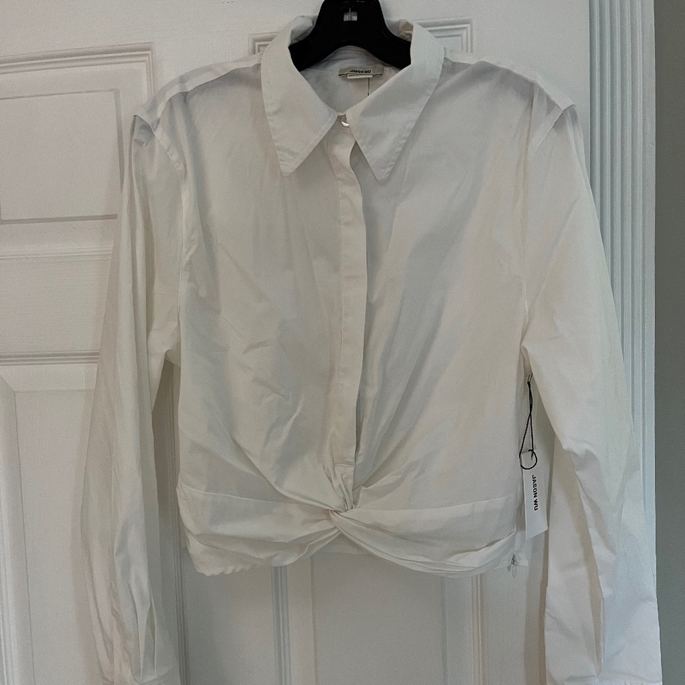 Jason Wu Collared White Blouse